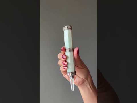 Amazonite Aura Wand Healer Wounded Warrior video