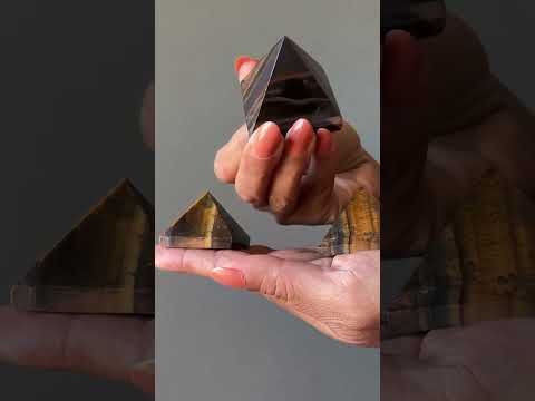 Tigers Eye Pyramid video