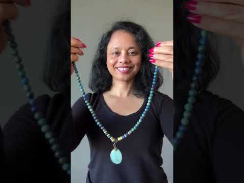 Amazonite Necklace Lapis Blue Green Harmony Gems video