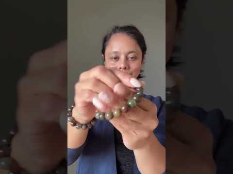 Moss Agate Bracelet Multi-Color Grounding Crystal video