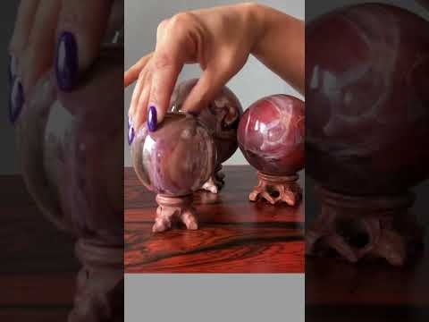 petrified wood sphere video