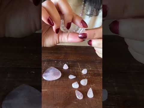 Rose Quartz Grid Crystal Pink Drop of Joy video