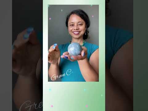 light green moss agate sphere video