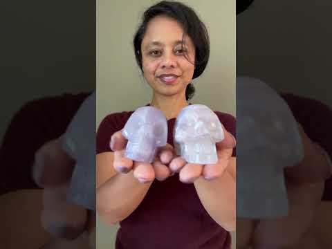 Fluorite Skull Lavender Spirit Catcher video