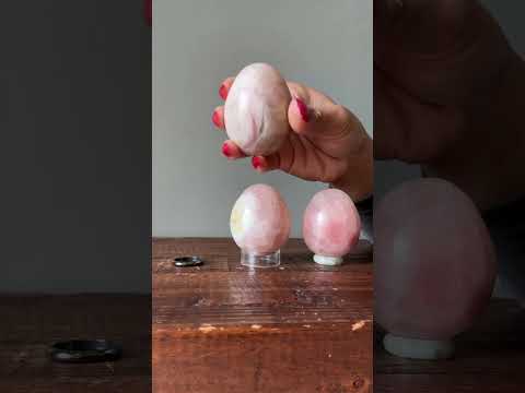 Rose Calcite Eggs video