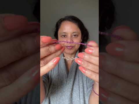 Red Ruby Bracelet Spark of Light Gem Sterling Silver video