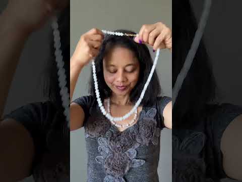 Selenite Necklace Modern Elegance Beaded Accent Gold video