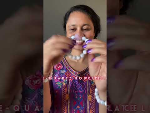 rose quartz howlite bracelet video
