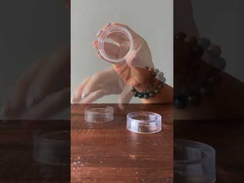 video on acrylic display stands