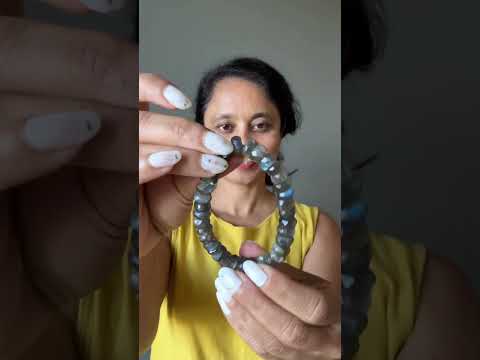 Labradorite Bracelet My Rainbow Faceted Rondelle video