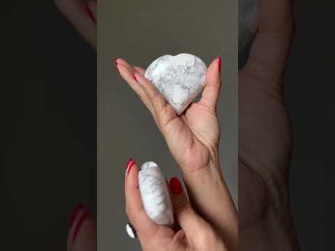 Howlite Heart Fresh Start New Love Crystal video