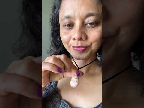 Sunstone Necklace Sun Spark Chunky Red Stone video