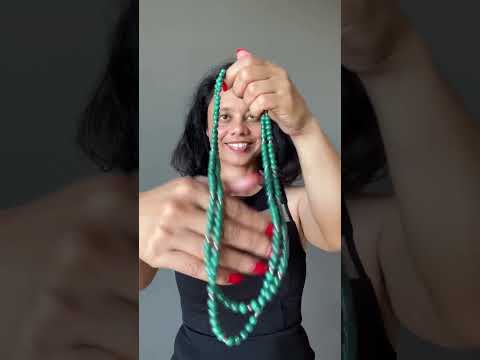 Malachite Necklace Royal Double Layer Green video