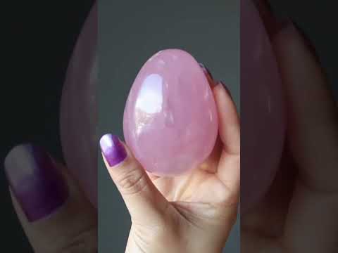 Rose Quartz Egg Dancing Star Romance Crystal video