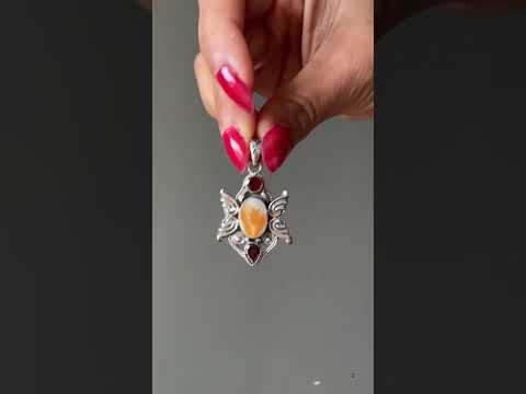 Dendritic Agate Pendant video