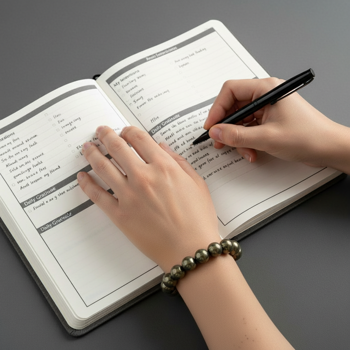 Pyrite Bracelet Gold Rush Abundance Money Stone