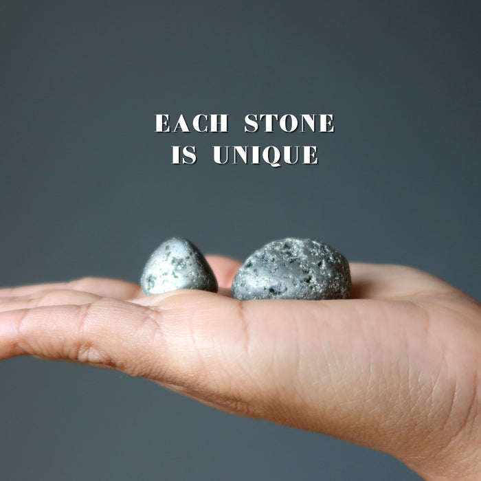 pyrite tumbled stones