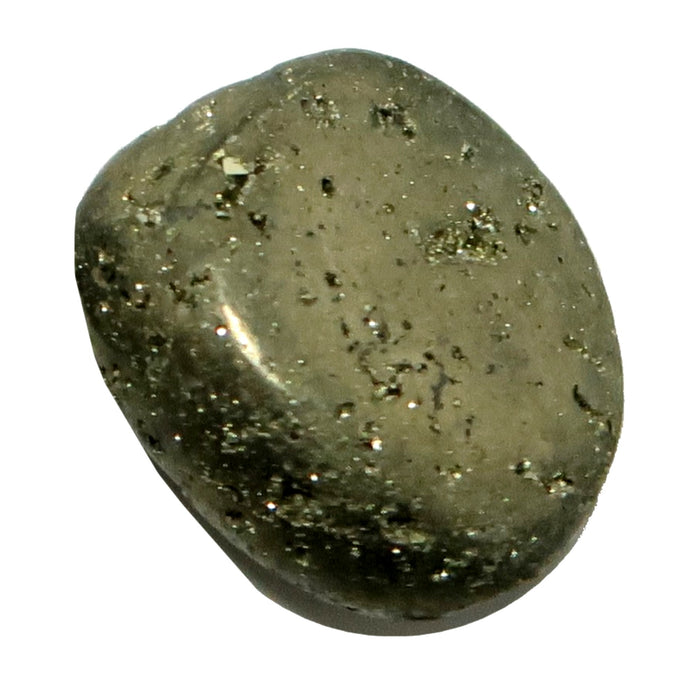 pyrite tumbled stone