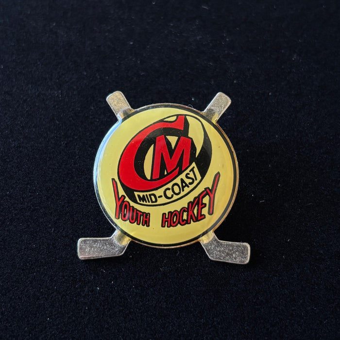 Vintage Pins Lot 3 Hockey Tournament Rochester 1991 Mid-Coast Adirondack Youth