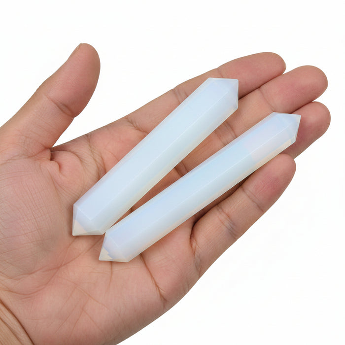 Opalite Wand Double Terminated Iridescent Aura Point