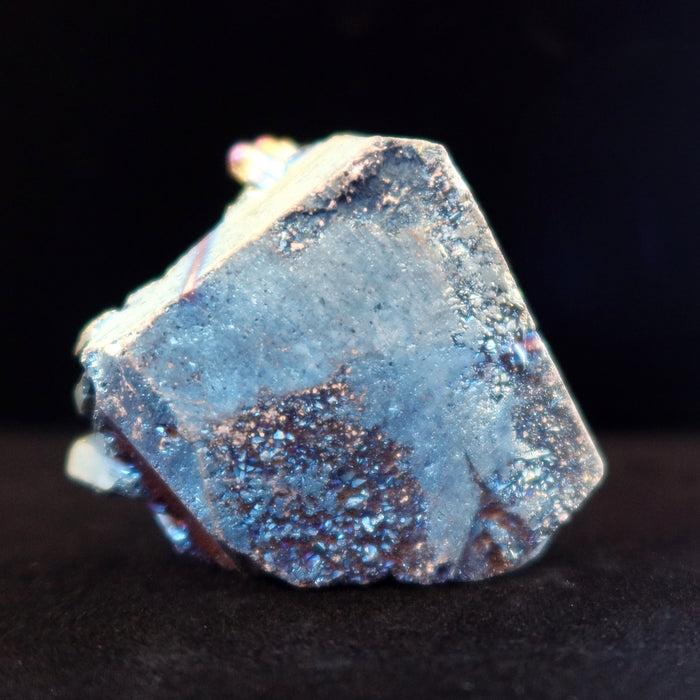 Aura Quartz Cluster Rainbow Titanium Crystal Charger 2.4 inch