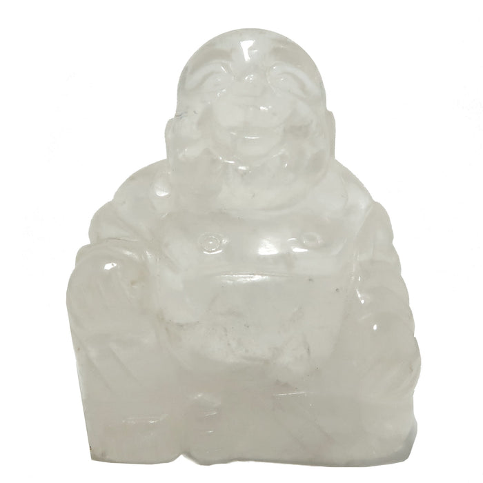 clear quartz buddha