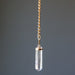 clear quartz necklace pendulum