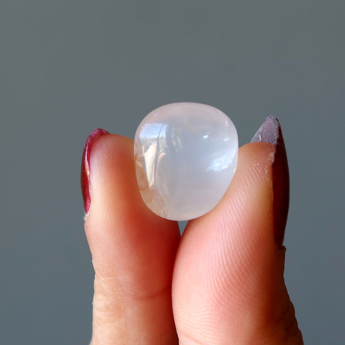 clear quartz tumbled stone