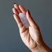 clear quartz tumbled stone