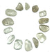 14 clear quartz tumbled stones