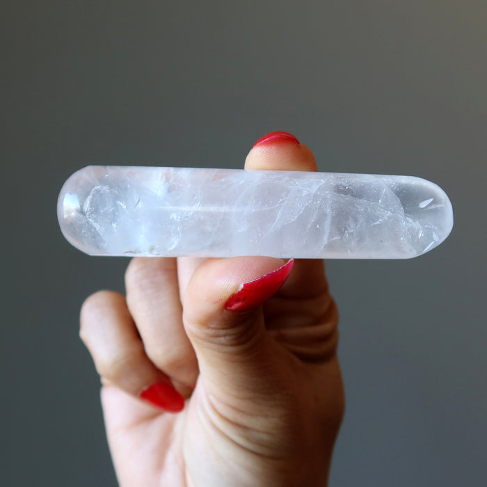 Clear Quartz Massage Wand My Wellness Ritual Stone
