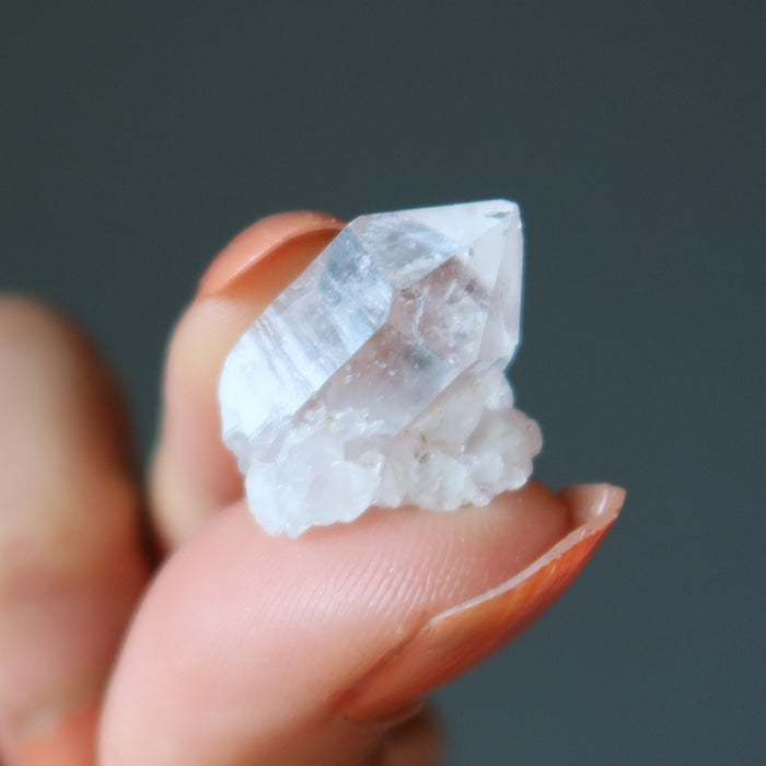 Clear Quartz Cluster Set of 5 Mini Mighty Master Healer Crystals