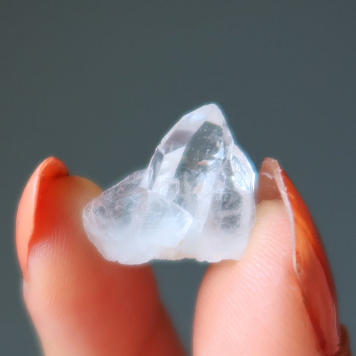 Clear Quartz Cluster Set of 5 Mini Mighty Master Healer Crystals