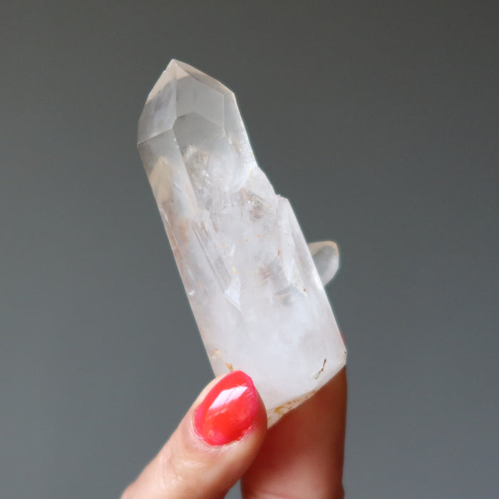 Clear Quartz Cluster Set of 3 Unique Natural Healing Crystals