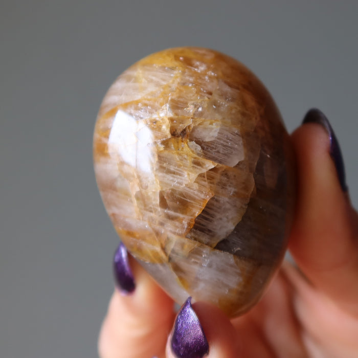 Golden Healer Quartz Egg Wounded Warrior Yellow Crystal