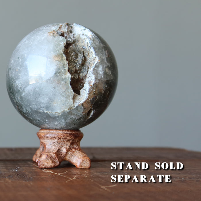Phantom Quartz Sphere Chlorite Garden Lodolite Crystal Ball