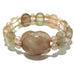 Beaded Rutilated Quartz bracelet 