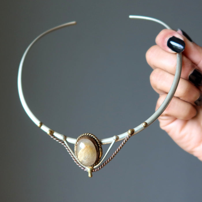 Rutilated Quartz Necklace
