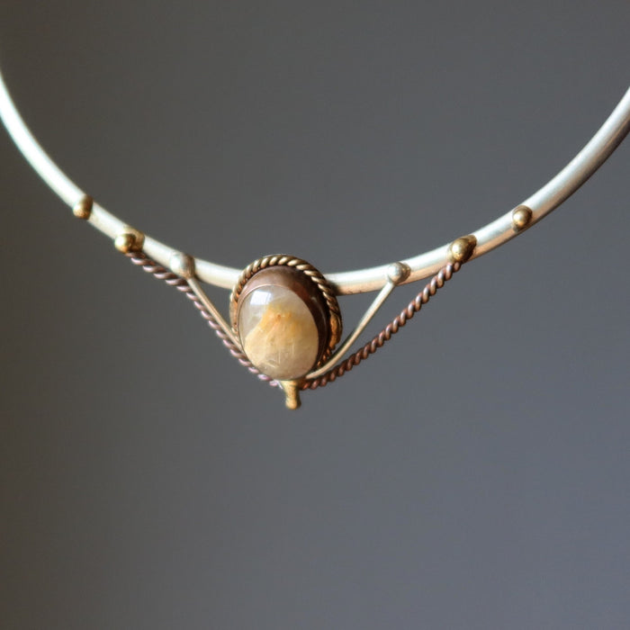 Rutilated Quartz Necklace