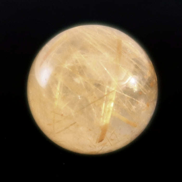 Rutilated Quartz Sphere Gold Mini Crystal Ball