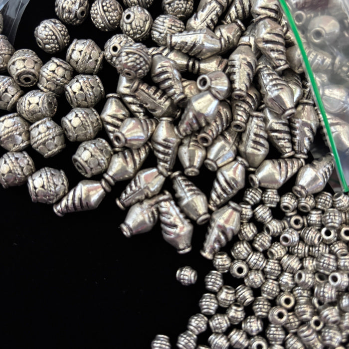 Bulk Tibetan Silver Spacer Beads 1.8lbs Jewelry Findings