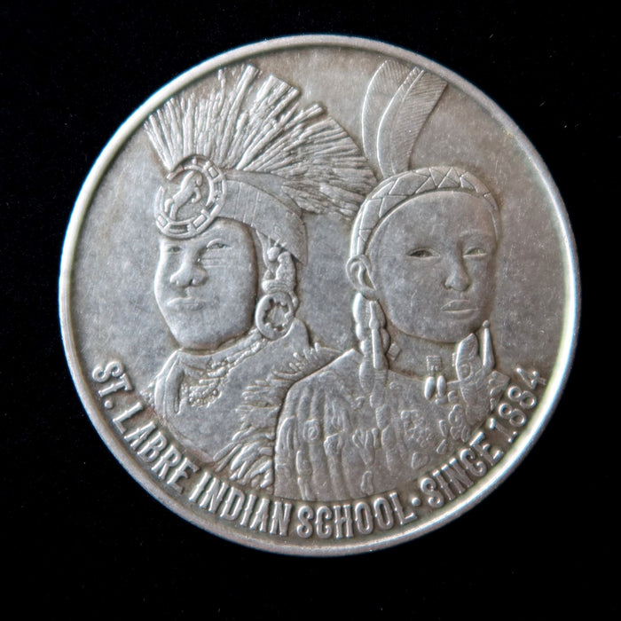 Vintage St Labre Indian School Commemorative Buffalo 5 Cent Medal Token