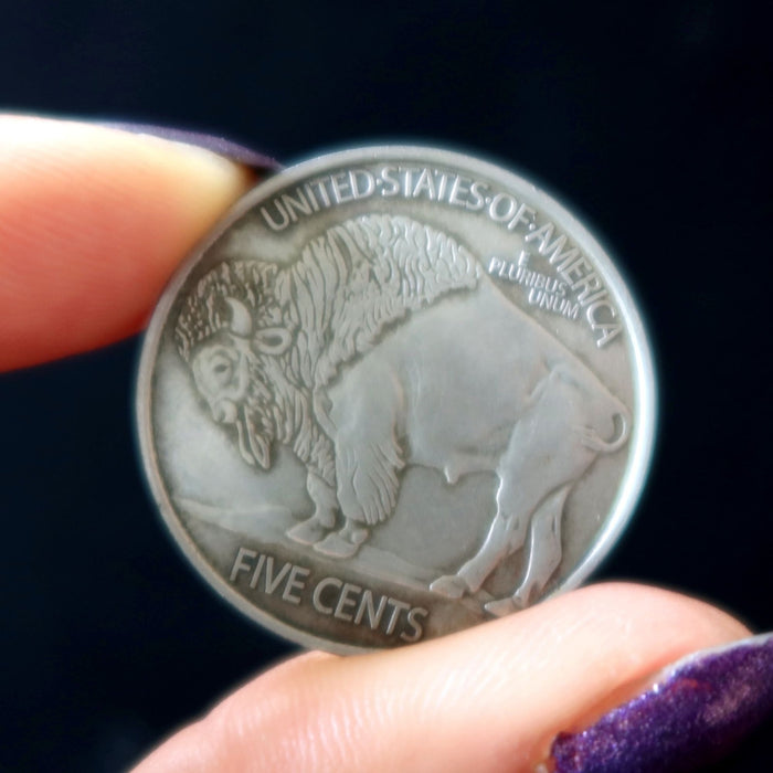 Vintage St Labre Indian School Commemorative Buffalo 5 Cent Medal Token