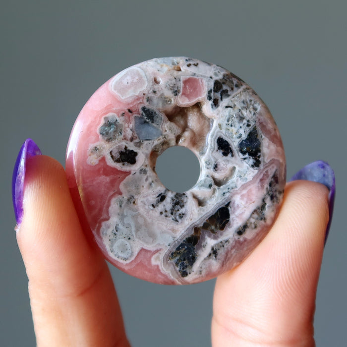 rhodochrosite donut