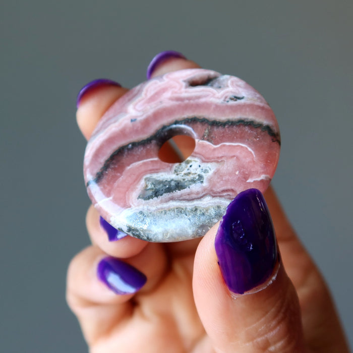 rhodochrosite donut