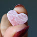 rhodochrosite heart cabochon