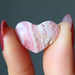 rhodochrosite heart