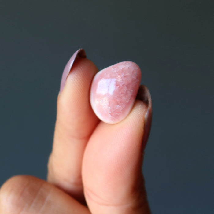 rhodochrosite tumbled stone