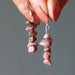 rhodonite earrings