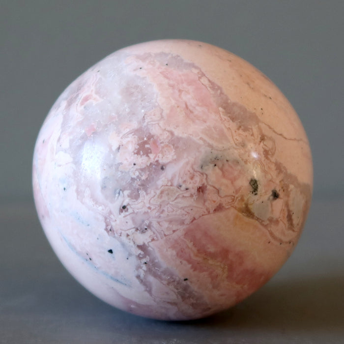 Rhodonite Sphere Wild Lover Pink Crystal Ball